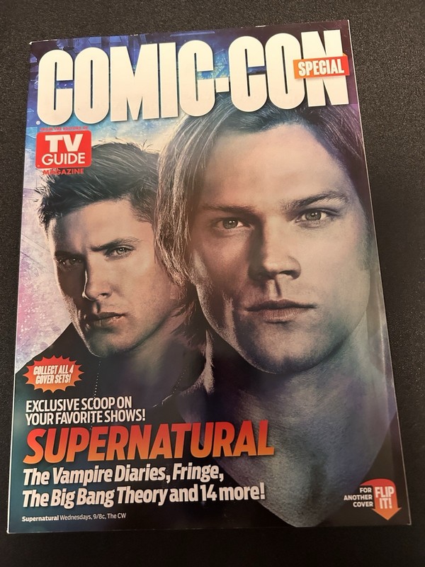 TV GUIDE COMIC-CON SPECIAL MAGAZINE 2012 SUPERNATURAL – Double Sided