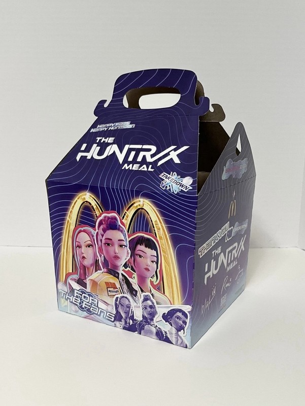 McDonald’s KPOP Demon Hunters Huntrix Saja Boys Happy Meal Box 2026