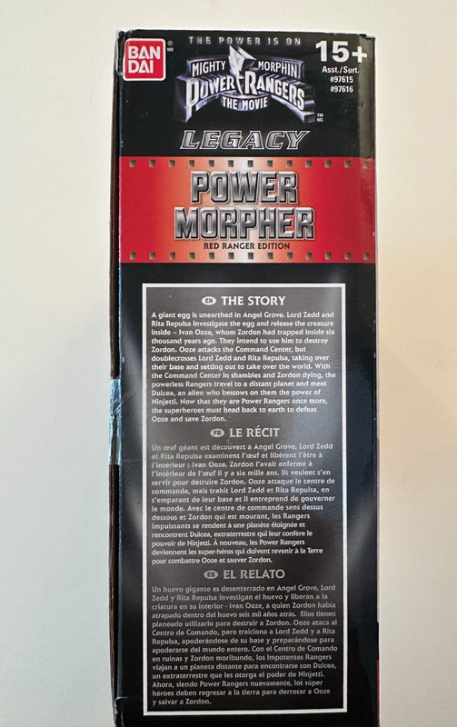 NEW Mighty Morphin Power Rangers The Movie Legacy - Red Ranger Power Morpher gallery