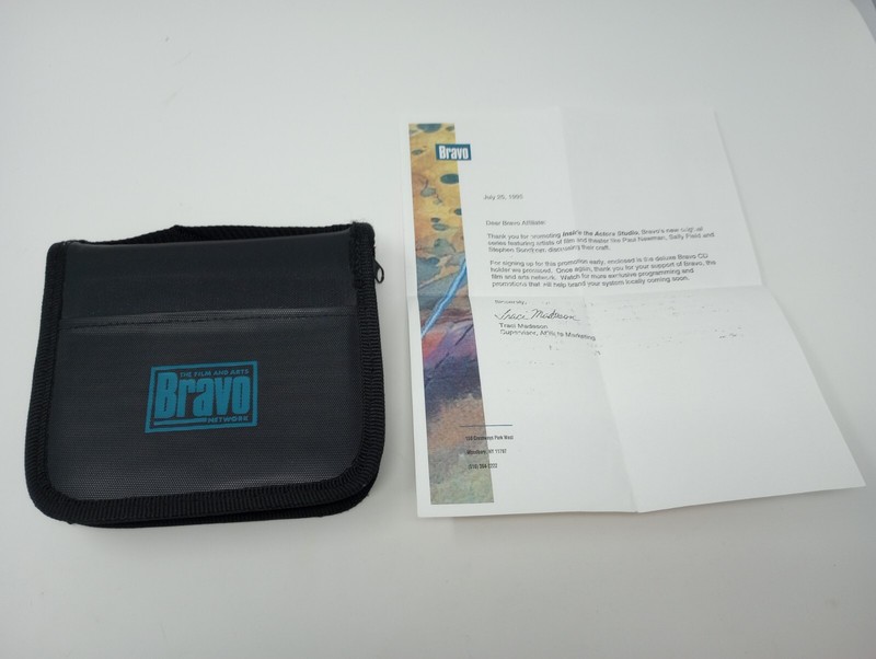 Bravo Network Deluxe CD Holder Inside the Actors Studio Promo (1995) Promotional