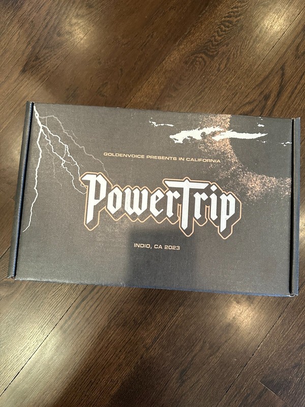 Power Trip 2023 VIP Gift Box Set! Indio, CA. Oct 6-8 2023 Orig Pkg 1960/2500